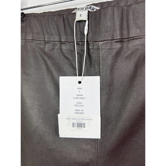 Walter Baker Lori Flare Leg Elastic Waist Pant Women's Mocha Size: L NWT - Picture 7 of 11